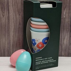 Starbucks Reusable 🐣 Easter 2020 Hot Cups Set